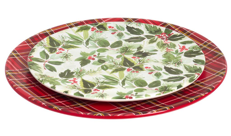 Christmas Pattern Ceramic Plate