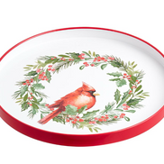 Metal Cardinal Plate