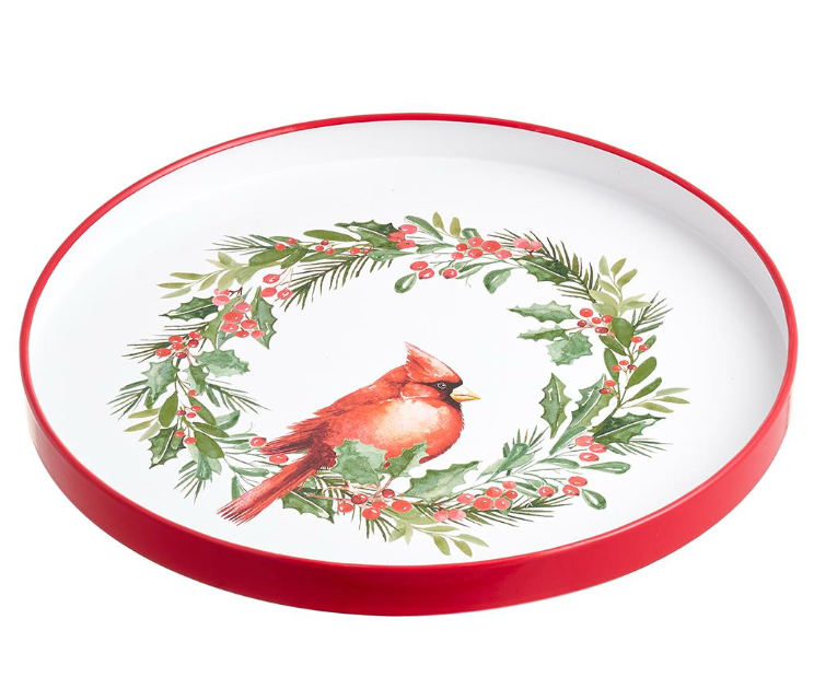 Metal Cardinal Plate