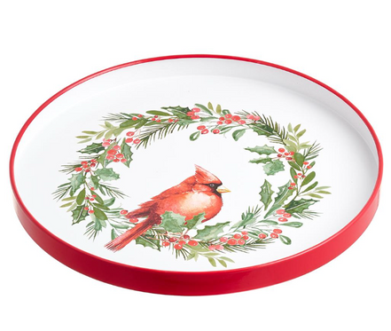 Metal Cardinal Plate