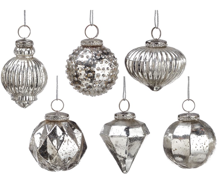 Mercury Glass Ornaments