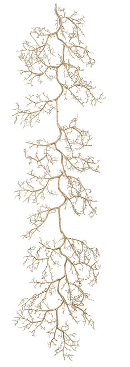 Metallic Gold Twig Garland 55"