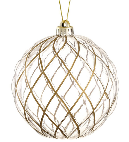 Gold Lattice Ornament