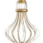 Gold-Trimmed Finial Ornament