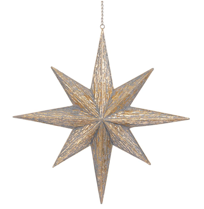 Gold Star of Bethlehem Ornament