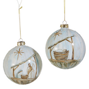 O' Holy Night Glass Ornament