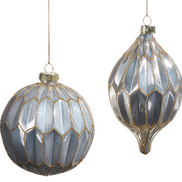 Pearlescent Glass Ornament