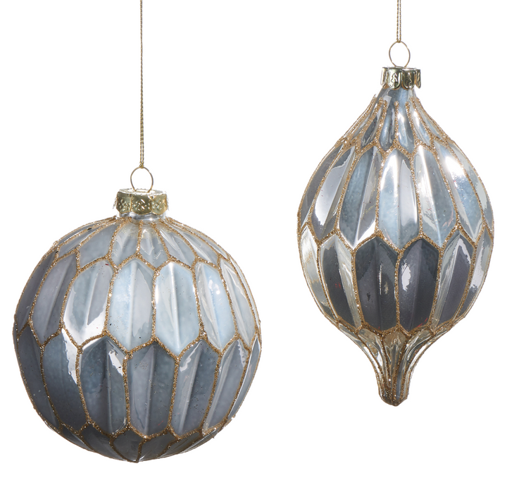 Pearlescent Glass Ornament