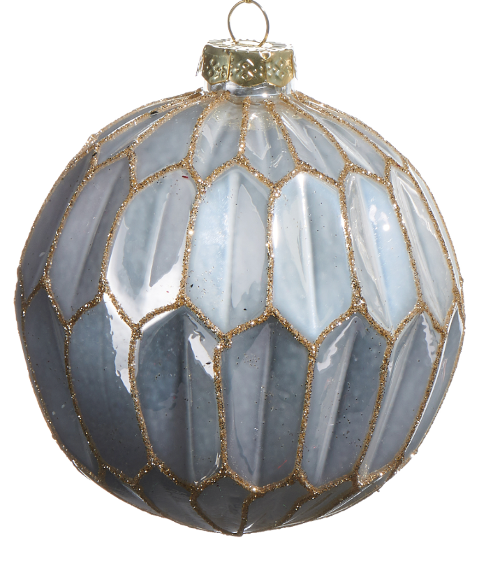 Pearlescent Glass Ornament
