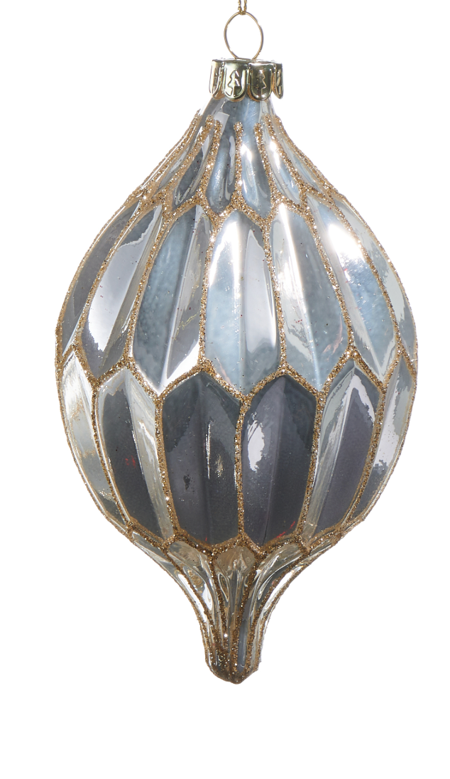 Pearlescent Glass Ornament