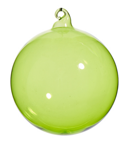 Green Apple Glass Ornament