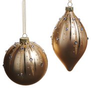 Gold Glitter Ornament
