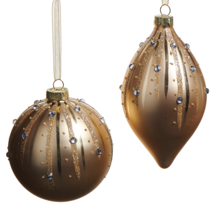 Gold Glitter Ornament