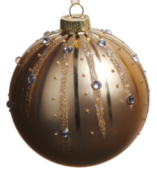 Gold Glitter Ornament