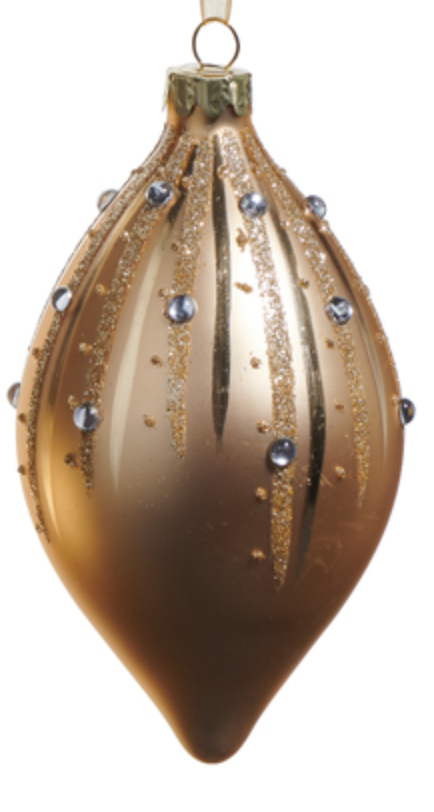 Gold Glitter Ornament