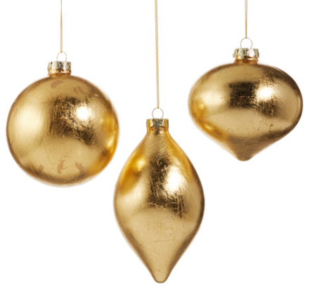 Gold Leaf Ornament