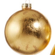 Gold Leaf Ornament