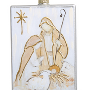Nativity Glass Ornament