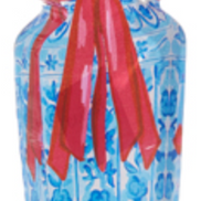 Chinoiserie Holiday Bow Acrylic Blocks