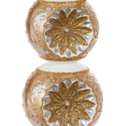 Vintage Gold and Silver Candle Holder