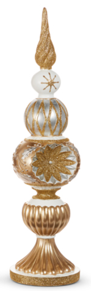 Vintage Gold and Silver Finials