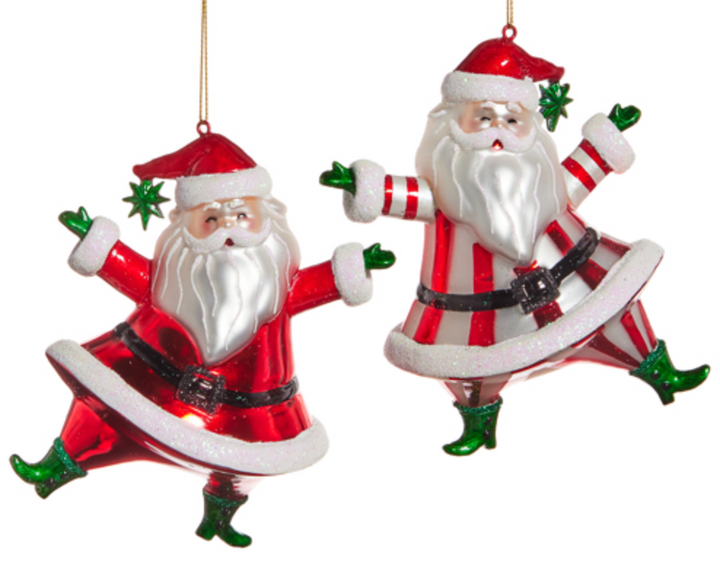 Dancing Santa Ornament