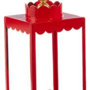 Red Scalloped Lantern