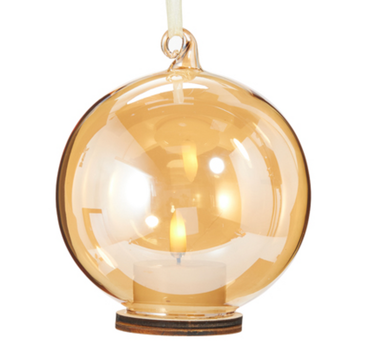 Glass Tealight Ornament