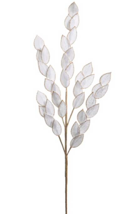 White Leaf Spray 31"