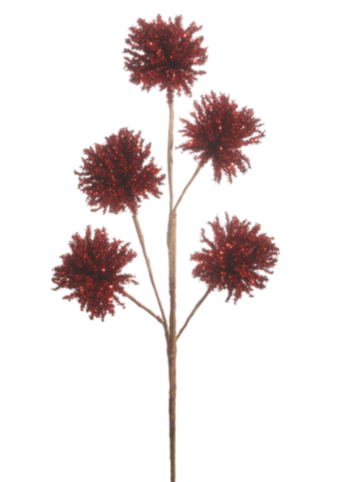 Glitter Pom Pom Spray 28"