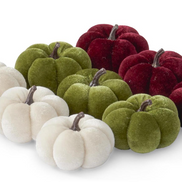 Velvet Mini Pumpkins