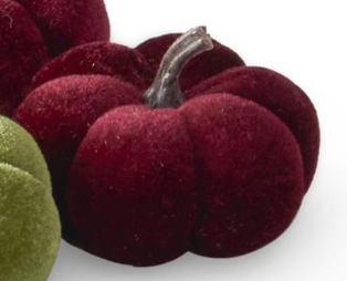 Velvet Mini Pumpkins