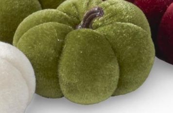 Velvet Mini Pumpkins
