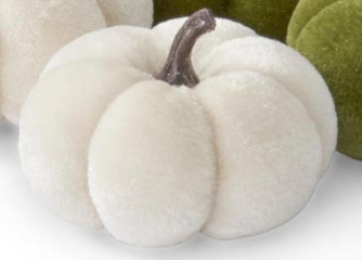 Velvet Mini Pumpkins