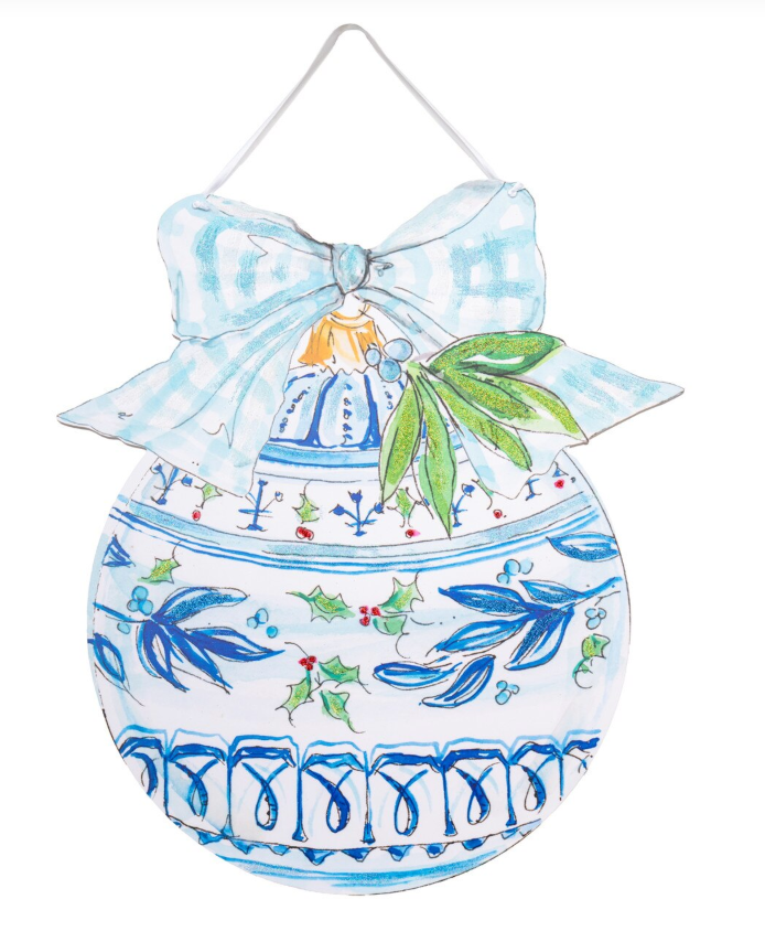 Chinoiserie Winder Wonderland Ornament Door Hanger