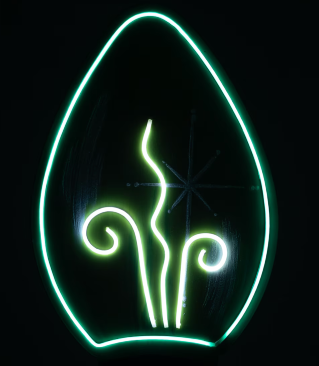 LED Christmas Bulb Stake
