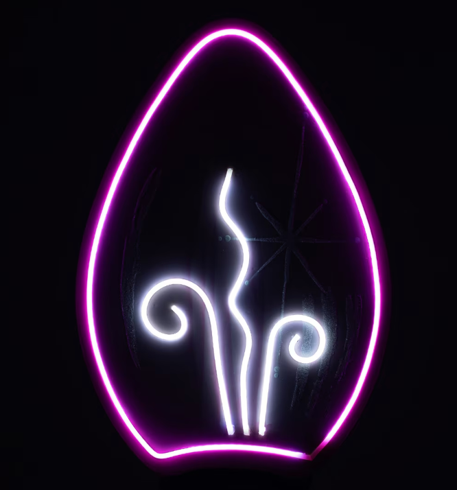 LED Christmas Bulb Stake