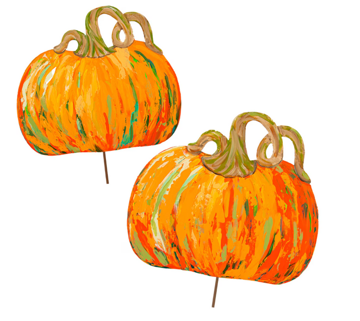 Orange Pumpkin Stake