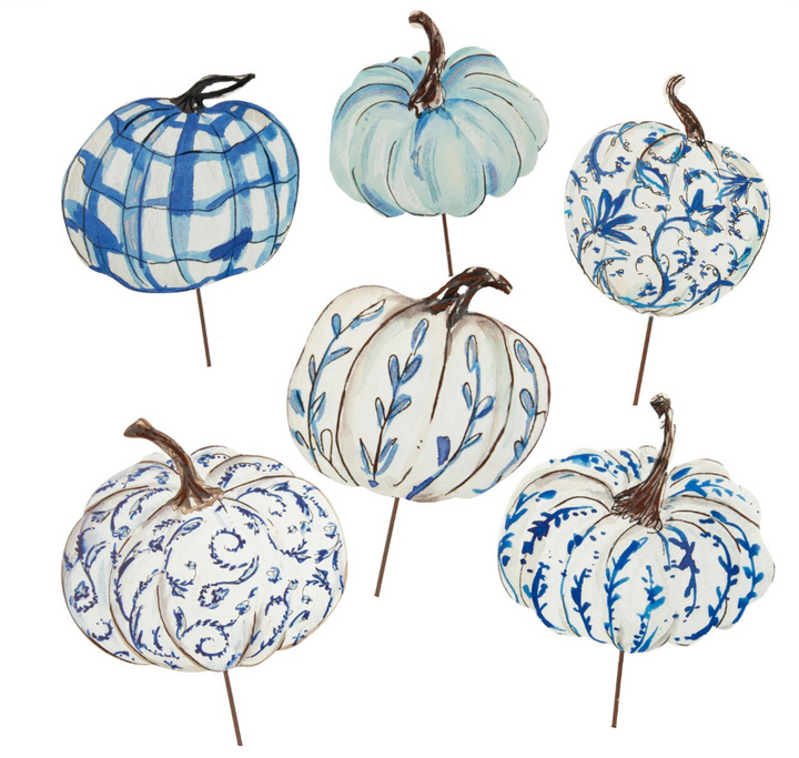 Chinoiserie Pumpkin Stake
