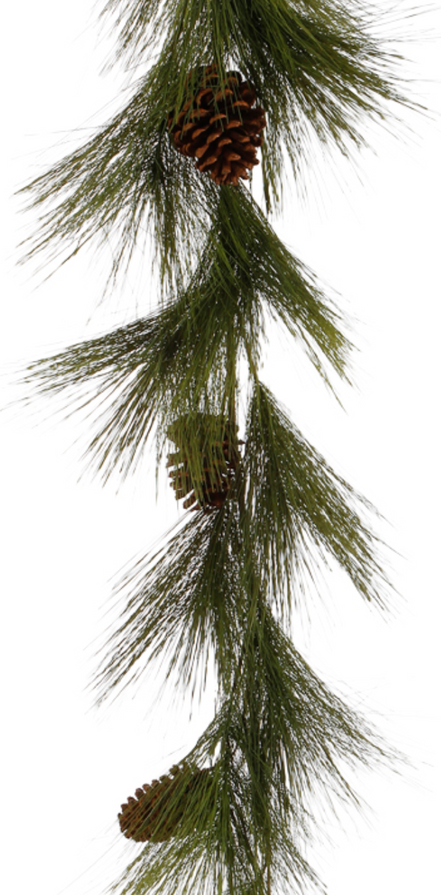 Long Needle Pine Garland 5'