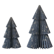 Blue and White Honeycomb Folding Tree