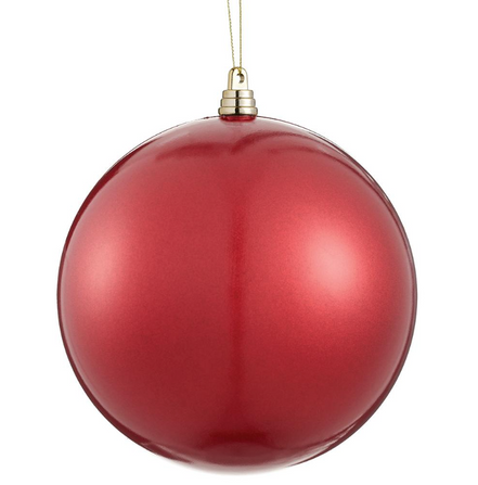 Pearlized Red Ornament