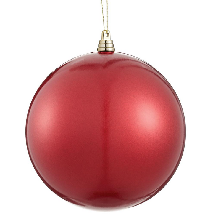 Pearlized Red Ornament