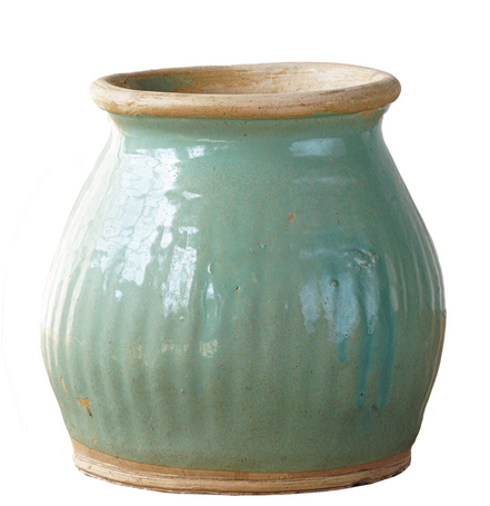 Vintage Celadon Jar
