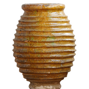 Ribbed Oil Jar