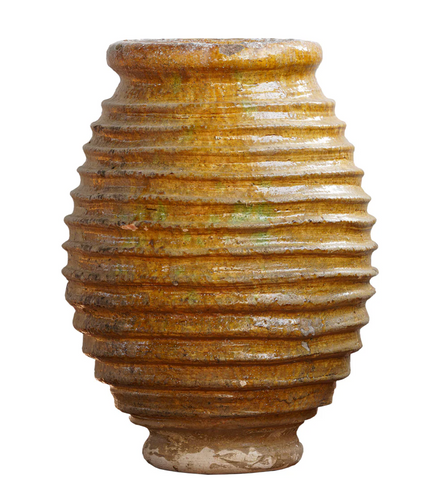 Ribbed Oil Jar