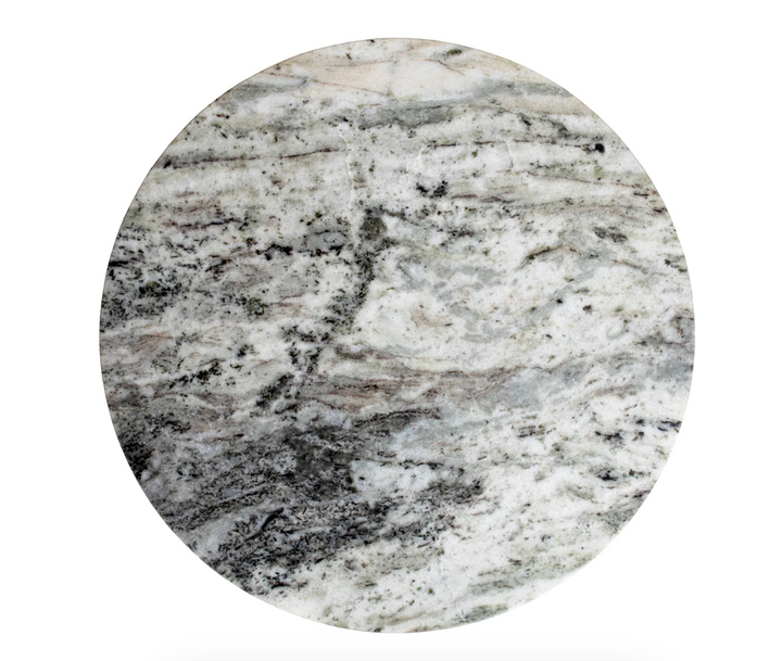 Milan Marble Round Accent Table