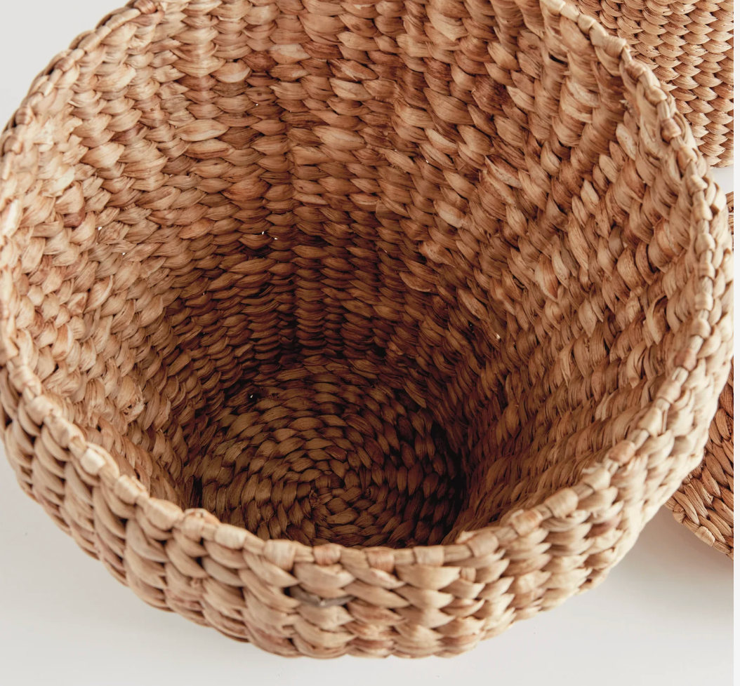 Water Hyacinth Ginger Jar