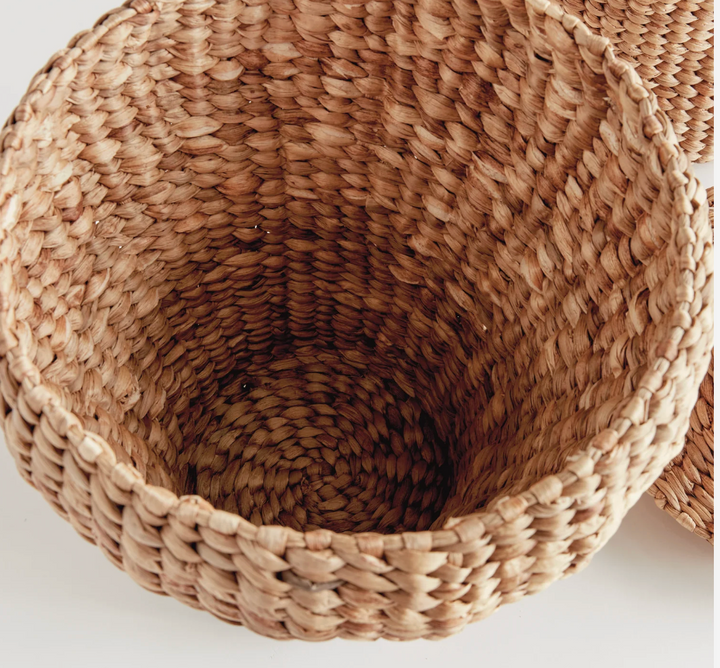 Water Hyacinth Ginger Jar