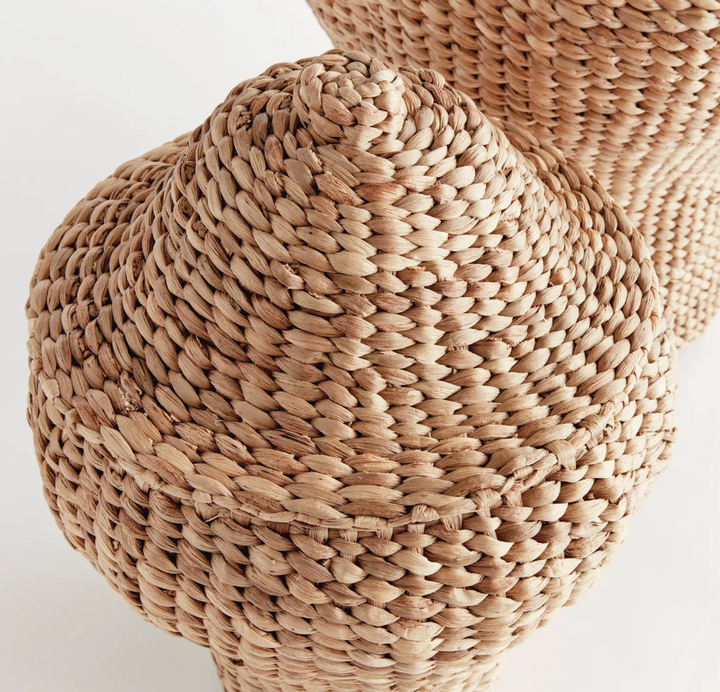 Water Hyacinth Ginger Jar